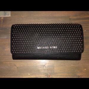 Black authentic Michael Kors leather wallet
